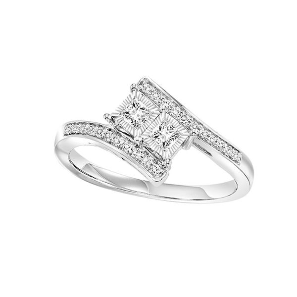 14kt White Gold Twogether 1/4ct Diamond Ring Don's Jewelry & Design Washington, IA