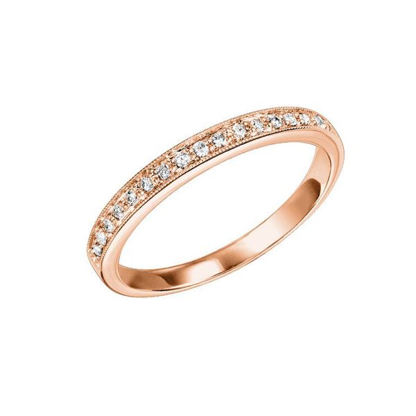 14kt Rose Gold Diamond Wedding Ring Don's Jewelry & Design Washington, IA