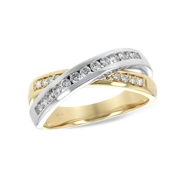 14kt Two Tone Diamond Fashion Ring Don's Jewelry & Design Washington, IA