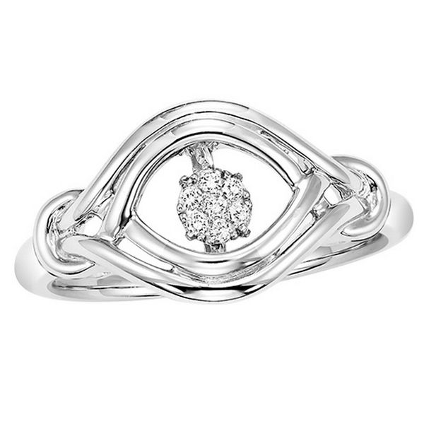 Sterling Silver Rhythm of Love Diamond Ring Don's Jewelry & Design Washington, IA