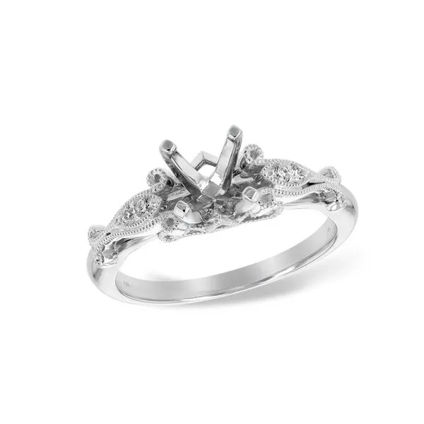 14kt White Gold Semi-Mount Diamond Engagement Ring Don's Jewelry & Design Washington, IA