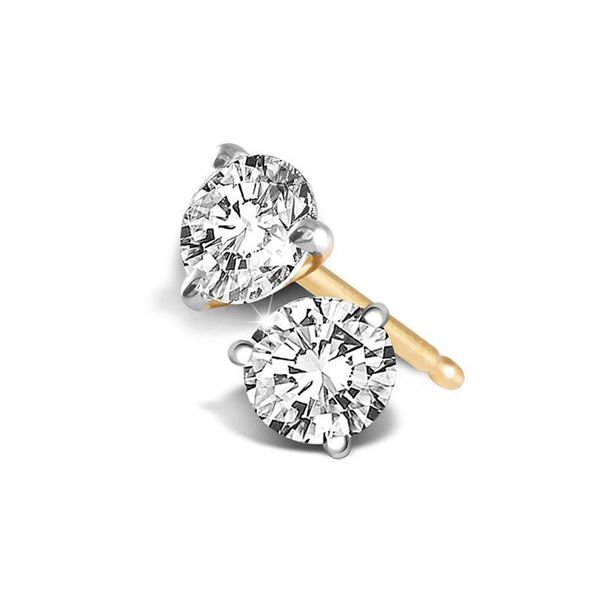 14kt Yellow Gold 1/2ct Diamond Stud Earrings Don's Jewelry & Design Washington, IA