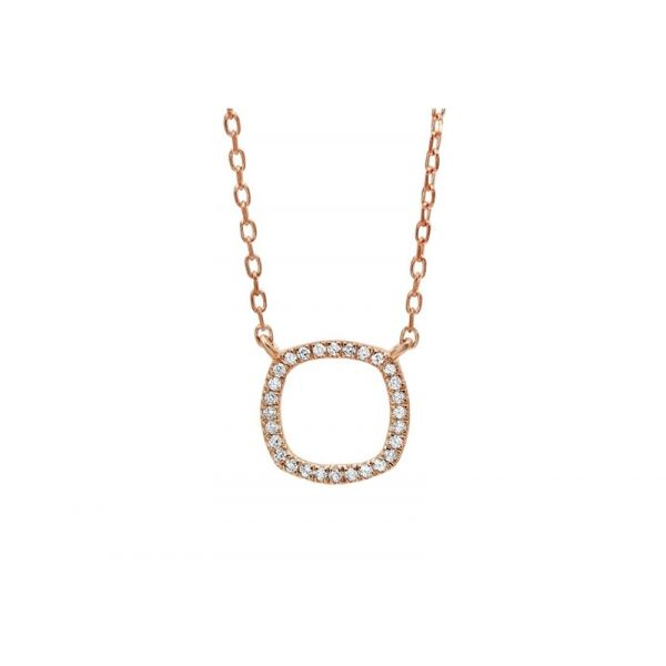 14kt Rose Gold Diamond Necklace Don's Jewelry & Design Washington, IA