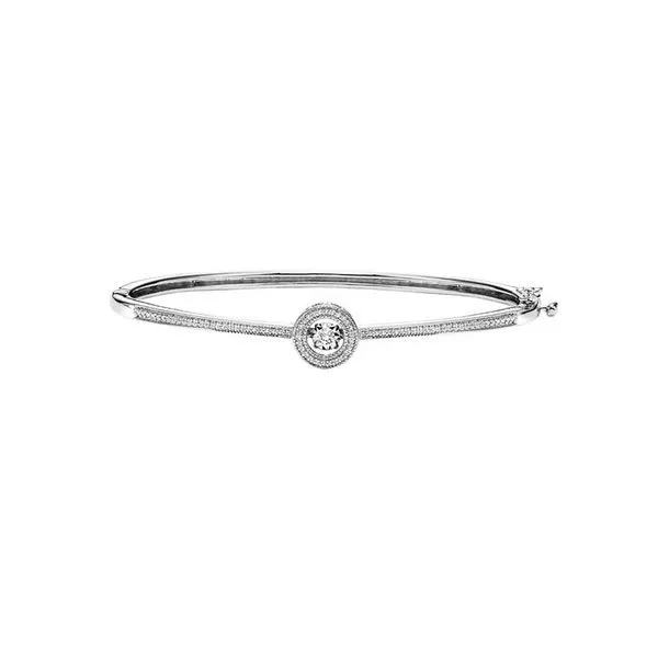 Sterling Silver Rhythm of Love Diamond Bracelet Don's Jewelry & Design Washington, IA