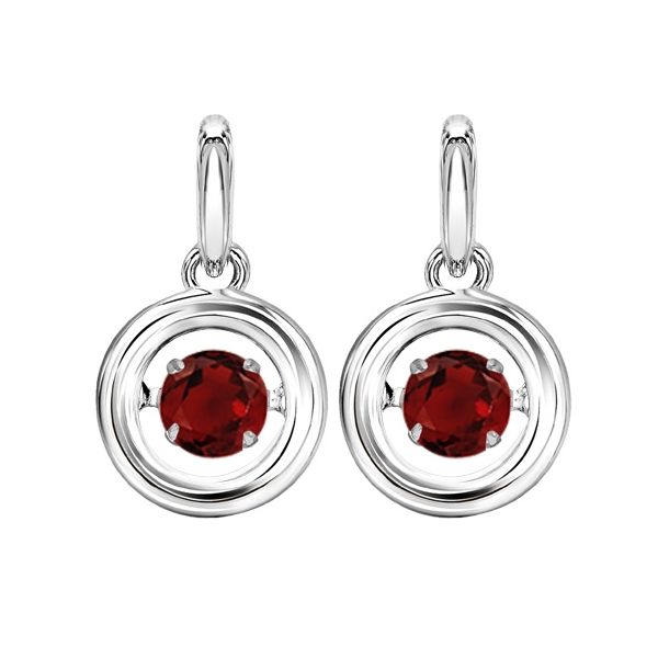 Sterling Silver Garnet Earrings Don's Jewelry & Design Washington, IA