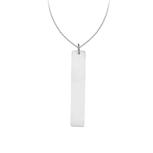 Sterling Silver Drop Bar Necklace Don's Jewelry & Design Washington, IA