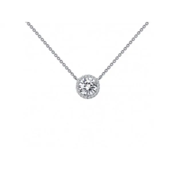 Sterling Silver Simulated Diamond Necklace Don's Jewelry & Design Washington, IA