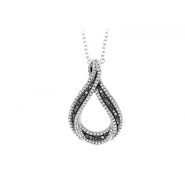 Sterling Silver Black Diamond Necklace Don's Jewelry & Design Washington, IA