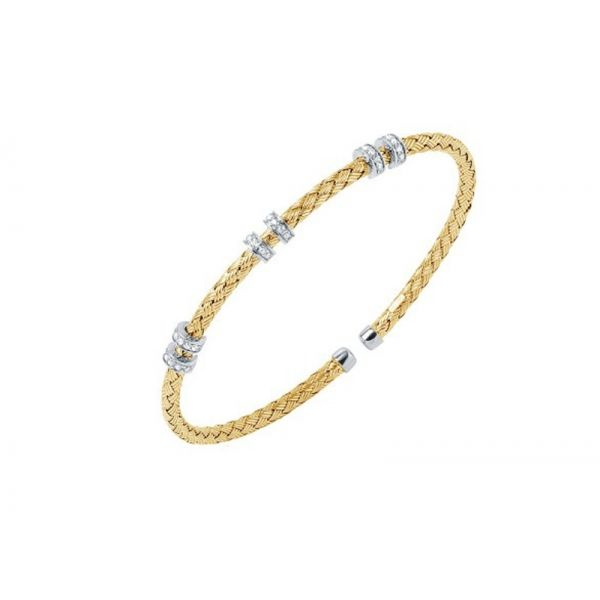 Sterling Silver & 18kt Yellow Gold Bracelet Don's Jewelry & Design Washington, IA
