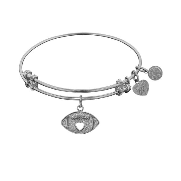 Brass White Football Angelica Bracelet Don's Jewelry & Design Washington, IA