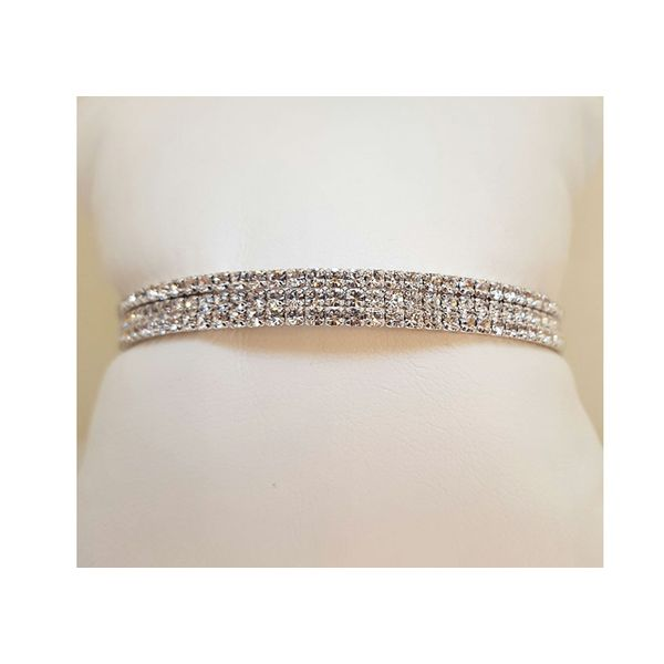 Silver Triple Wrap Crystal Braclet Don's Jewelry & Design Washington, IA