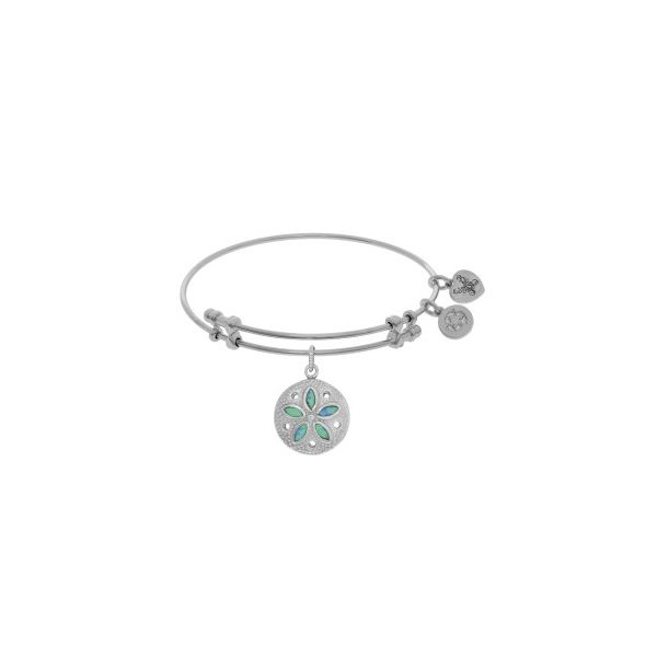 White Created Opal Sand Dollar Angelica Bracelet Don's Jewelry & Design Washington, IA