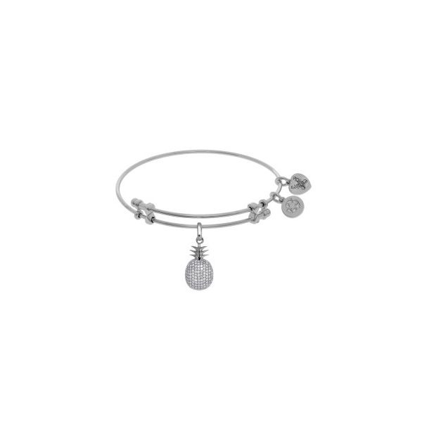 White CZ Pineapple Angelica Bracelet Don's Jewelry & Design Washington, IA