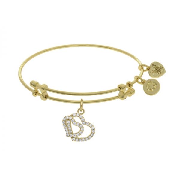 Yellow Double Heart Angelica Bracelet Don's Jewelry & Design Washington, IA