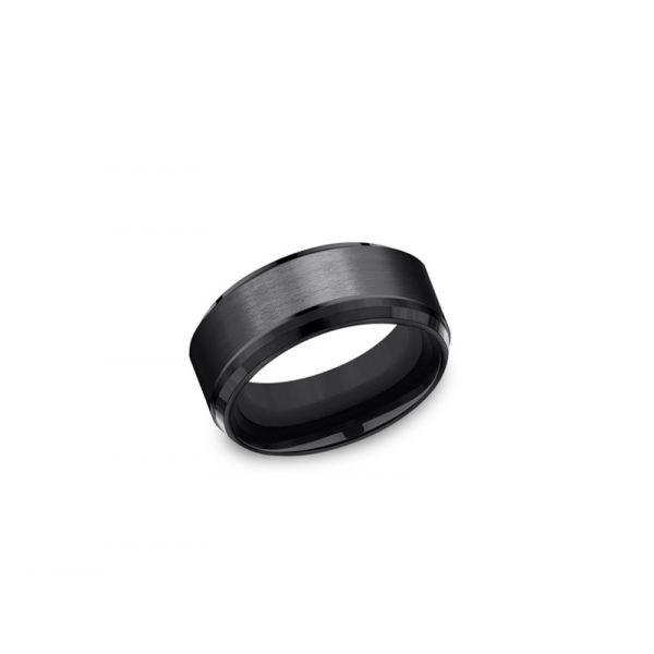 Men's 9mm Black Titanium Ring Don's Jewelry & Design Washington, IA