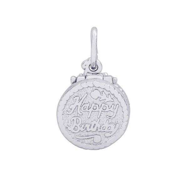 Sterling Silver Happy Birthday Cake Charm Don's Jewelry & Design Washington, IA