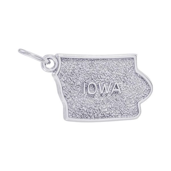 Sterling Silver Iowa Charm Don's Jewelry & Design Washington, IA