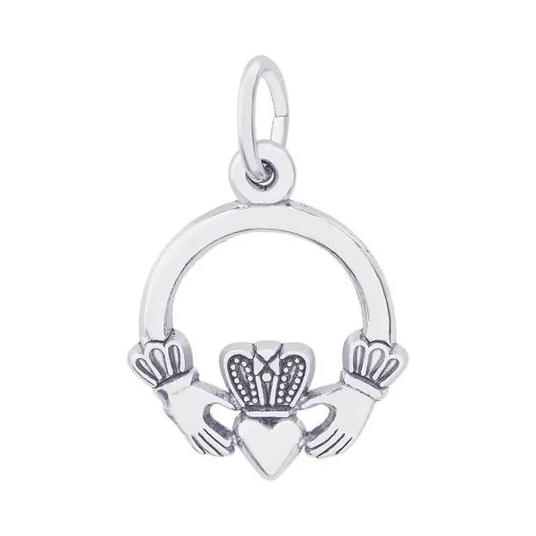 Sterling Silver Claddagh Charm Don's Jewelry & Design Washington, IA