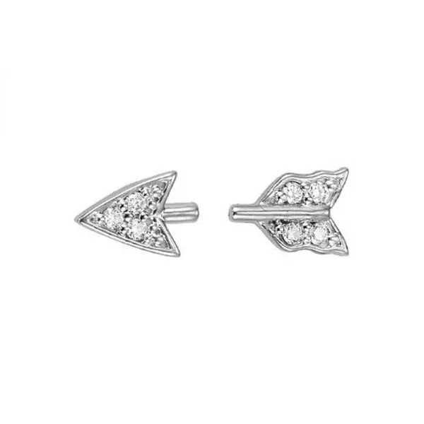 Sterling Silver Diamond Earrings Don's Jewelry & Design Washington, IA