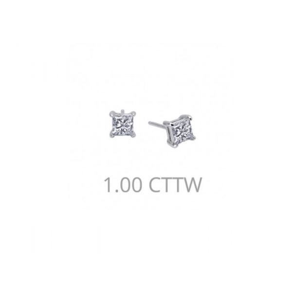 Sterling Silver Simulated Diamond Stud Earrings Don's Jewelry & Design Washington, IA