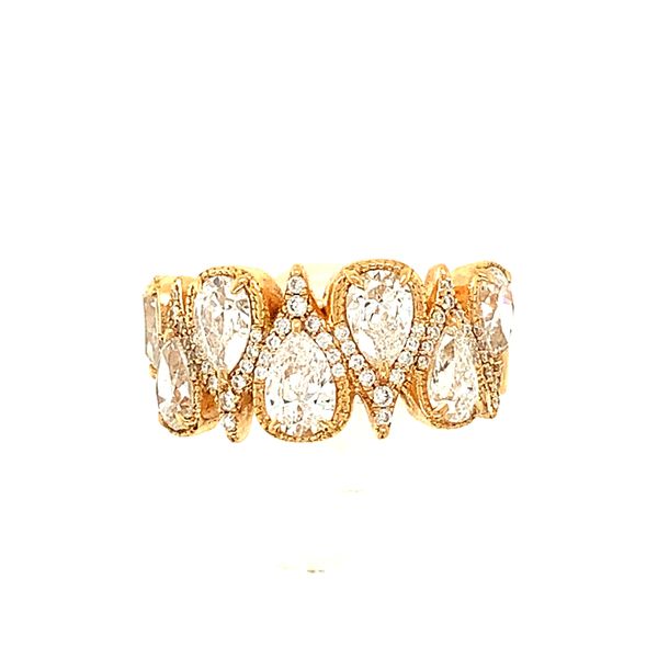 18K Rose Gold Diamond Ring Image 2 Double Diamond Jewelry Olympic Valley, CA