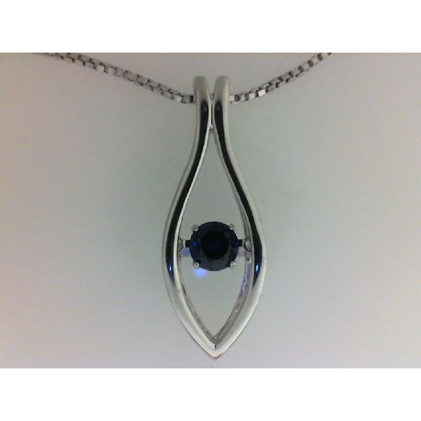 Sapphire necklace, Sapphire Pendant, September Birthstone Necklace