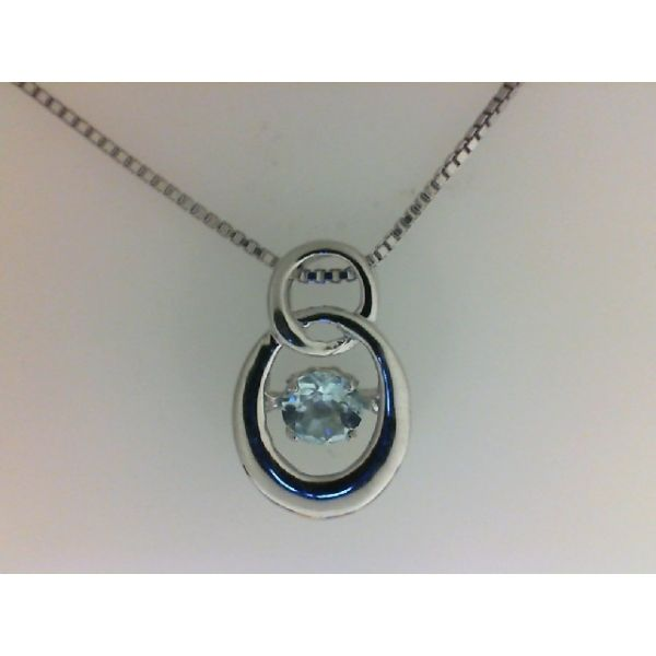 March Birthstone Necklace