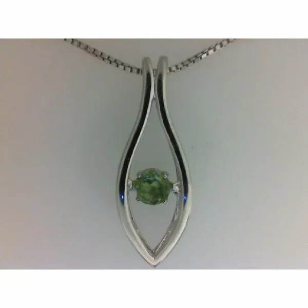 Peridot Pendant, August Birthstone Pendant