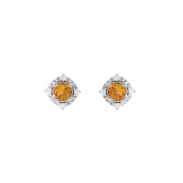 CIRTINE STUD EARRINGS Image 2 Ellsworth Jewelers Ellsworth, ME