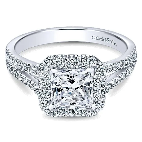 Gabriel ER7277 14K White Gold Diamond Engagement Ring Enhancery Jewelers San Diego, CA