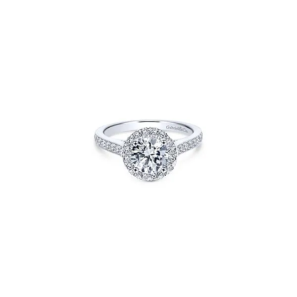 Gabriel ER7278 14K White Gold Diamond Engagement Ring Enhancery Jewelers San Diego, CA