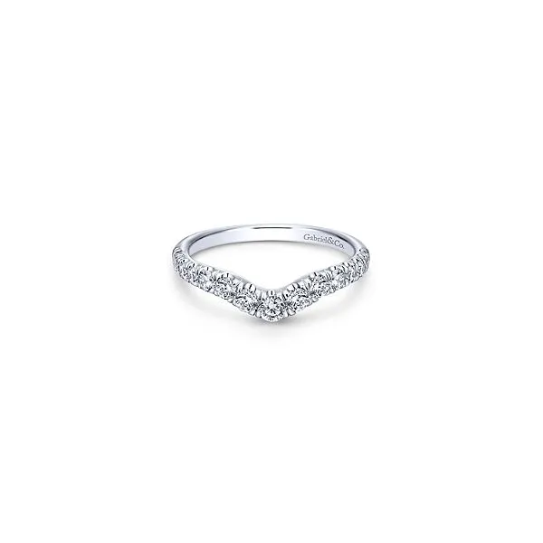 Gabriel AN10969 14K White Gold  Anniversary Ring Enhancery Jewelers San Diego, CA