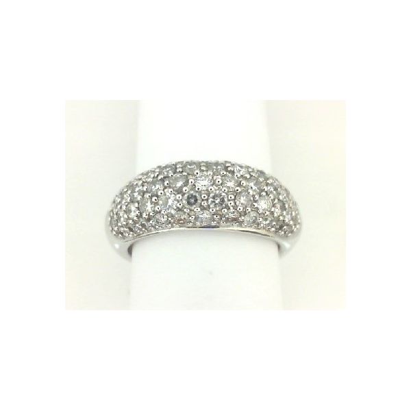 Pave diamond dome ring Enhancery Jewelers San Diego, CA