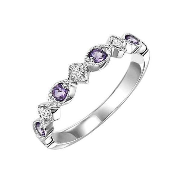 Amethyst and Diamond Ring Enhancery Jewelers San Diego, CA