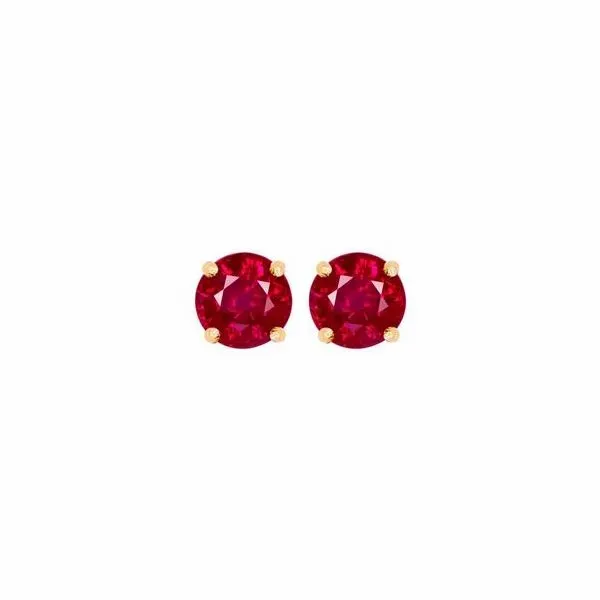 3mm Ruby Studs Enhancery Jewelers San Diego, CA