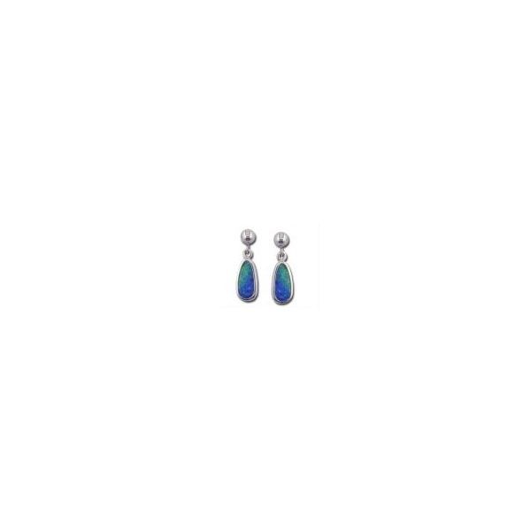 Opal Dangle Earrings Enhancery Jewelers San Diego, CA