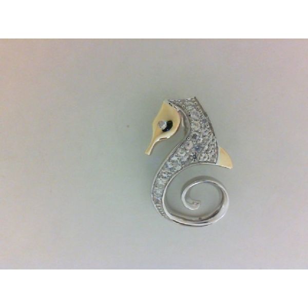 SS/Gold Pendant Enhancery Jewelers San Diego, CA
