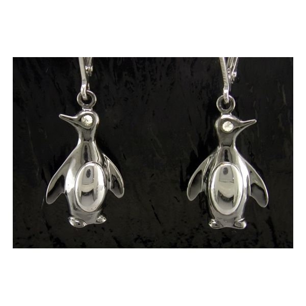 Silver Earrings with Stones Enhancery Jewelers San Diego, CA