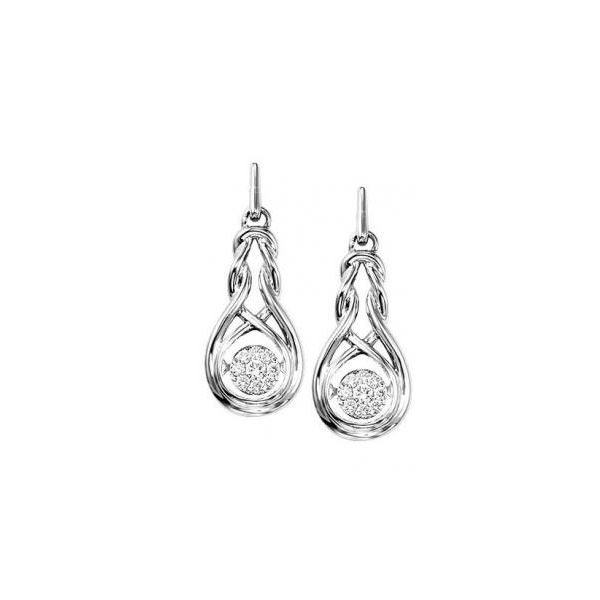 Silver Earrings with Stones Enhancery Jewelers San Diego, CA