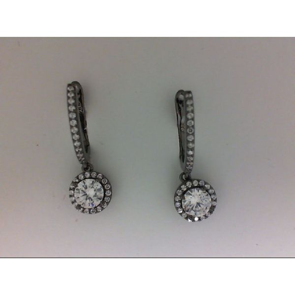 Silver Earrings with Stones Enhancery Jewelers San Diego, CA