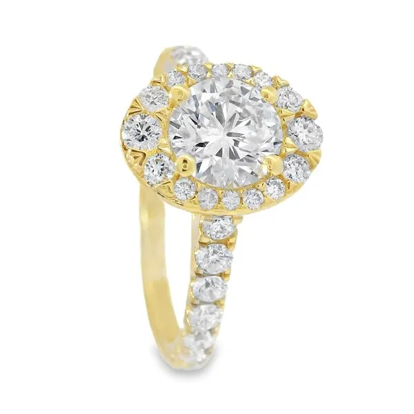 14Kt Yellow Gold Lab Grown Diamond Engagement Ring Erickson Jewelers Iron Mountain, MI