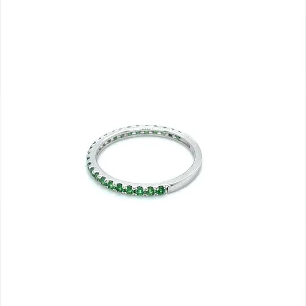 18KW Gold Green Garnet Band 0.46 CTW Image 3 Franzetti Jewelers Austin, TX