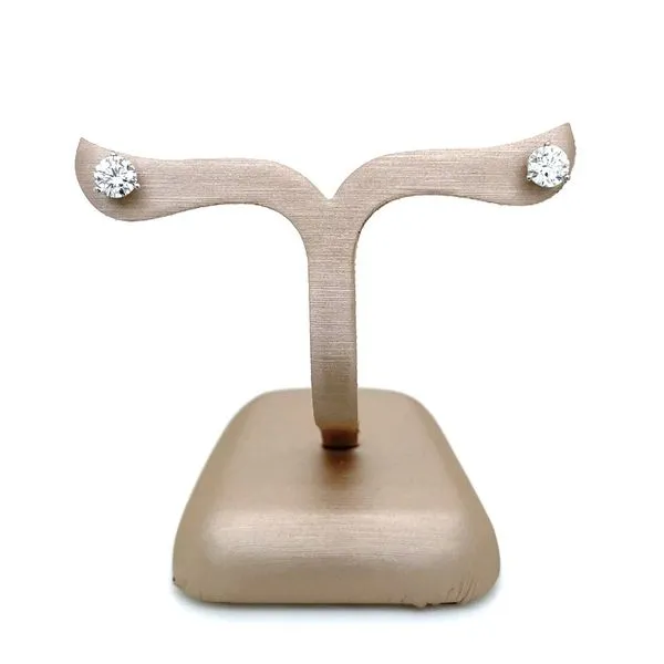 14KW Gold 1.16 CTW Lab Grown Diamond 3 Prong Studs Image 5 Franzetti Jewelers Austin, TX