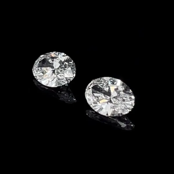 1.03 CTW Matched Pair of Oval Lab Grown Diamonds D-E-F VS1-VS2 Image 4 Franzetti Jewelers Austin, TX