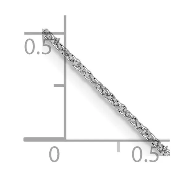 14KW Gold 1.2 mm Cable Link Chain 16