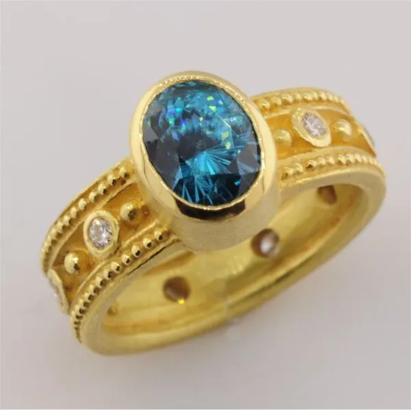 Colored Stone Ring French Designer Jeweler Scottsdale, AZ