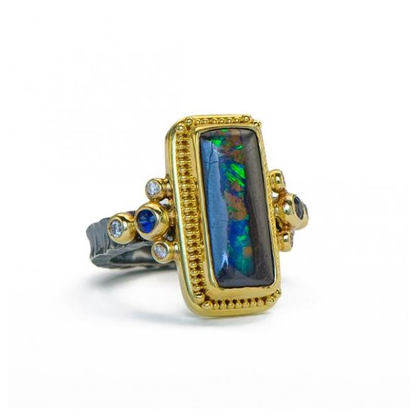 Colored Stone Ring French Designer Jeweler Scottsdale, AZ