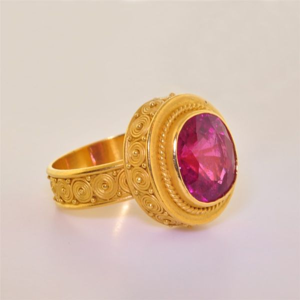 Colored Stone Ring French Designer Jeweler Scottsdale, AZ