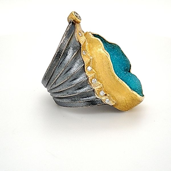 Colored Stone Ring Image 4 French Designer Jeweler Scottsdale, AZ