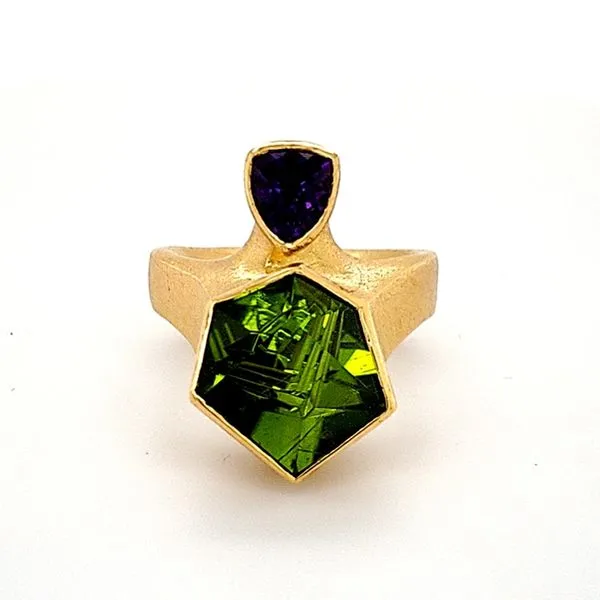 Colored Stone Ring French Designer Jeweler Scottsdale, AZ